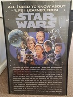 Framed Star Wars Poster 36x24 1/4