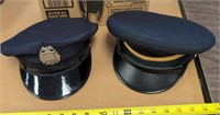 2 VINTAGE HATS / MAYBE MILITARY / SHIPS