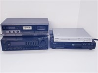 STEREO RECEIVER/CASSETTE/DVD PLAYER