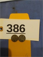 1943-PD Jefferson Wartime Nickels