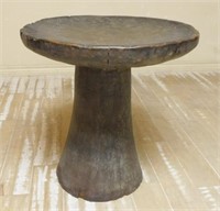Hand Crafted African Wooden Carved Table.