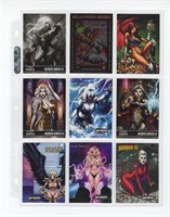 (9) x MISC TRADING CARDS