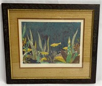 Under The Sea Print Framed, Matted & Signed