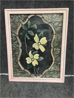 Framed Stained Glass Piece