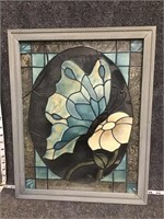 Framed Stained Glass Piece