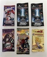 (6) x SEALED PACKS OF GAME CARDS