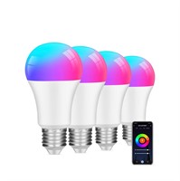 Pack of 4 Victoper E27 Bluetooth Smart Bulbs