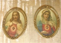Sacred Heart Madonna and Christ Prints.