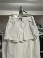 Esprit White Denium Shorts size 7/8