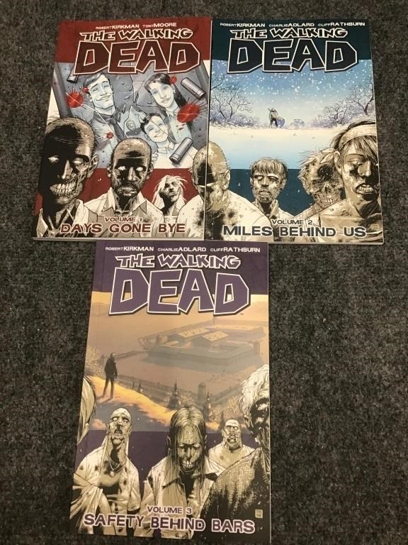The Walking Dead Comic Books Vol 1-3