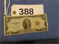 1953 Red Seal $2 Bill
