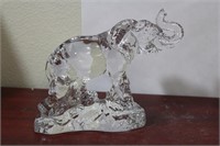 A Lenox Crystal Elephant