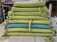 (8) Assorted Sizes Commercial Heavy Vinyl Cushions