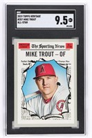 GRADED MIKE TROUT BASEBALL CARD