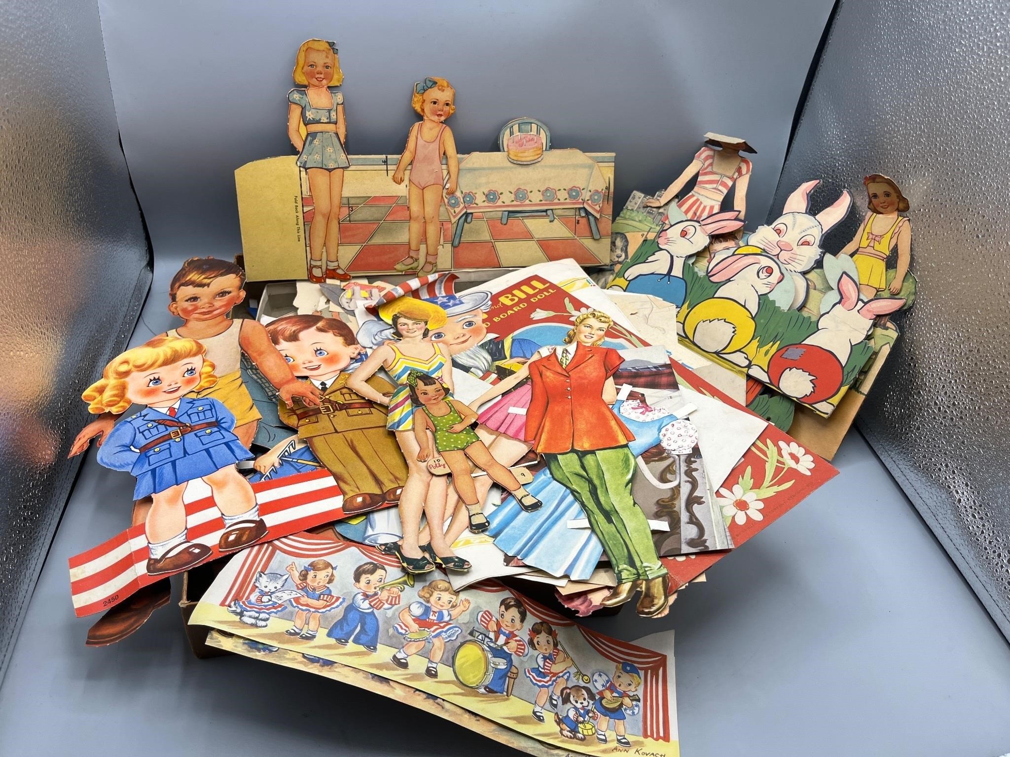 Vintage Paper dolls and more