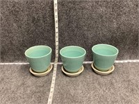 Shawnee Teal Planters