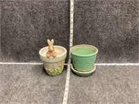 Rabbit and Basketweave Planter Bundle