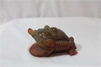 An Agate or Other Stone Chinese Toad