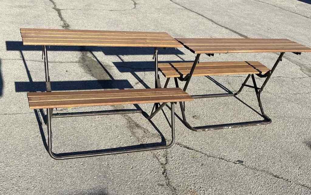 Two Folding Benches