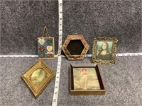Old Picture Frames and Art Bundle