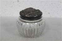 A Sterling Silver Art Nuveau Jar