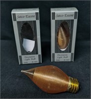 (10) Satco S3416 Spun Amber Incandescent Bulbs