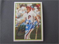 MIKE SCHMIDT SIGNED SPORTS CARD WITH COA