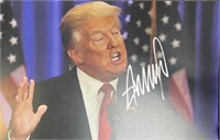 Donald Trump Signed 11x17 with COA