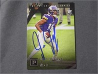 JUSTIN JEFFERSON SIGNED ROOKIE CARD WITH COA