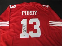 BROCK PURDY SIGNED JERSEY WITH COA 49ERS