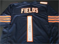 JUSTIN FIELDS SIGNED JERSEY WITH COA