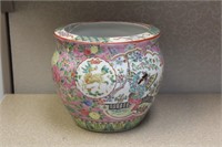 Oriental or Chinese Rose Medallion Planter