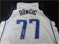 LUKA DONCIC SIGNED JERSEY WITH COA