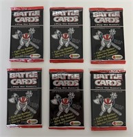 (6) x SEALED PACKS OF BATTLE CARDS