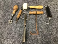 Old Wood and Metal Tools Bundle
