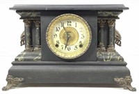 Ingraham Clock Company Ebonized Mantel Clock