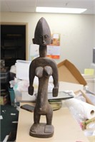 African Wooden Female Figurine