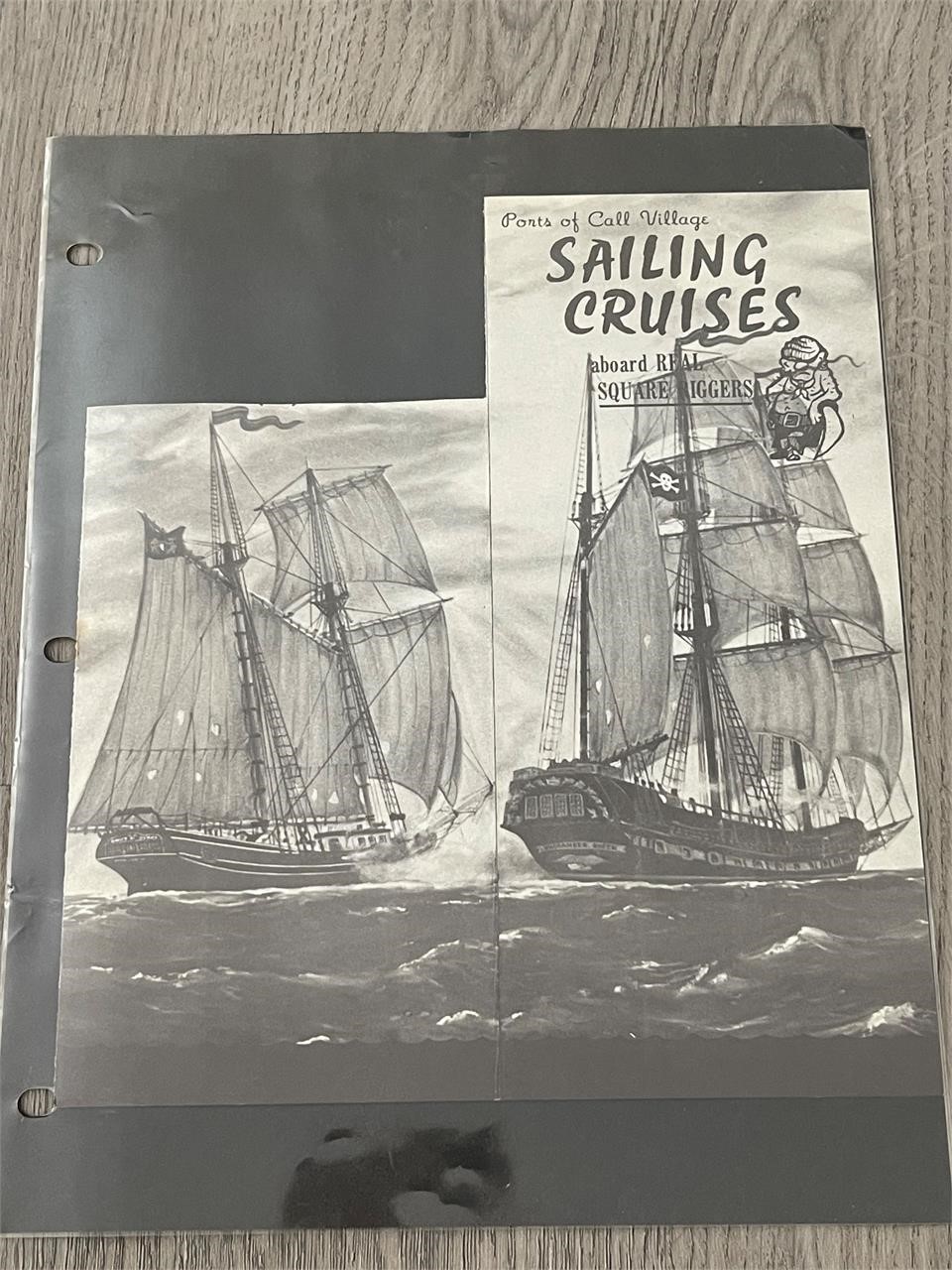 Vintage Sailing Cruises Port of Call Flyer