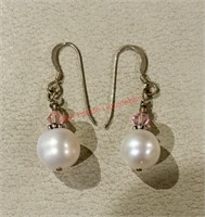 Pair of Faux Pearl Earrings (Madison)