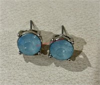 Blue Stud Earrings (Madison)