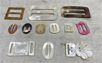 Mother of Pearl Buckles and Latches