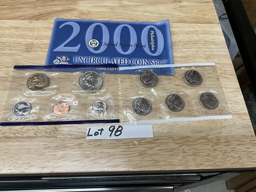 2000 Uncirculated Coin Set (P)