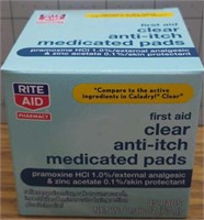 Rite aid anti-itch medicated pads