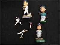 Group of mostly New York Yankee figures