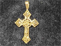 14kt Gold Cross Pendant