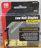 Low volt staples 5/32" 4mm
