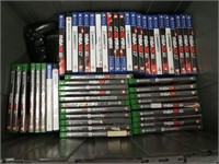 Tub of PS4 and XBox One games mostly NBA 2K