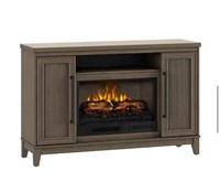 54” electric fireplace