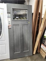 JELD WEN 36IN GRAY FINISH  STATEMENT COLLECTION
