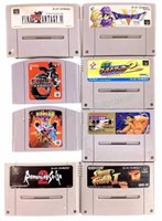 (8) Vintage Import Famicom / Super Nintendo Games